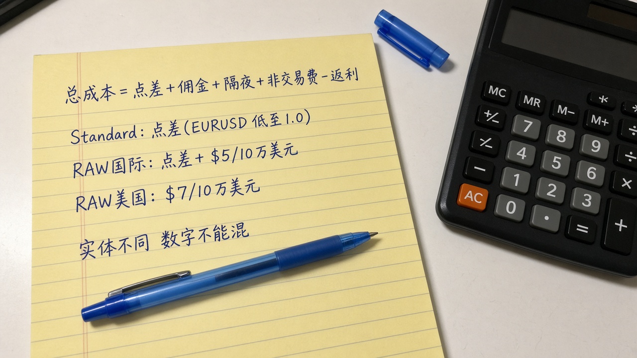 嘉盛外汇交易成本怎么计算？点差、佣金、隔夜利息与非交易费用说明